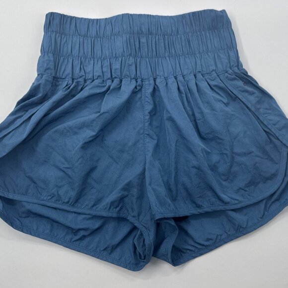 Free People Movement Womens Shorts Small Blue Athletic The Way Home Lined Gym - Picture 1 of 10